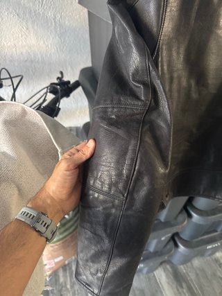 Chaqueta Moto Piel Dainese Negra Talla 52