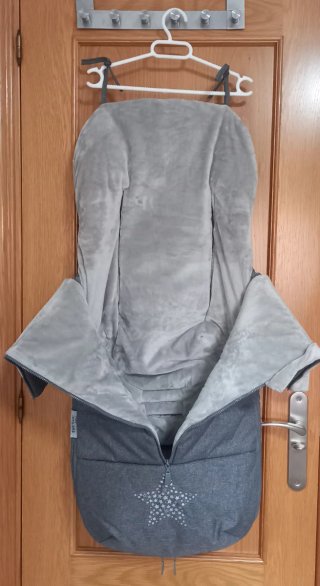 Saco Tuc Tuc gris para silla de paseo