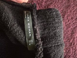 Vestido Zara Negro Encaje