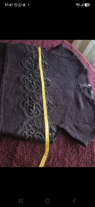 Vestido Zara Negro Encaje