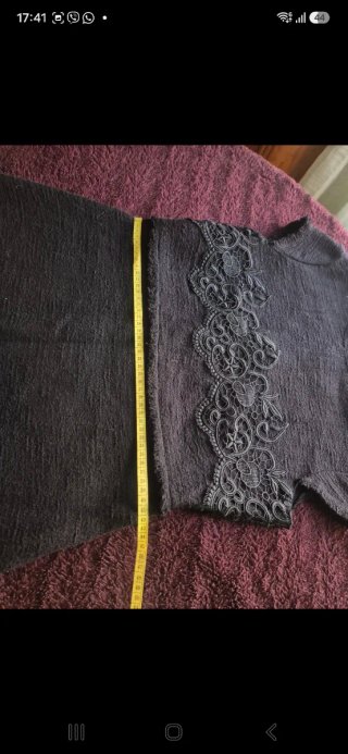 Vestido Zara Negro Encaje