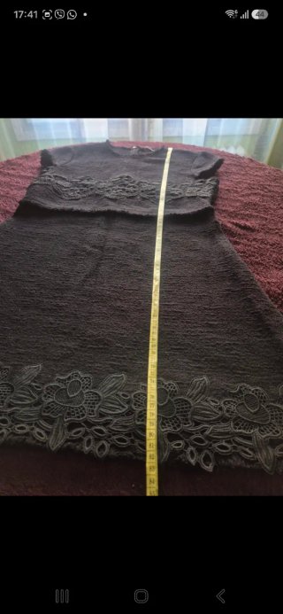 Vestido Zara Negro Encaje