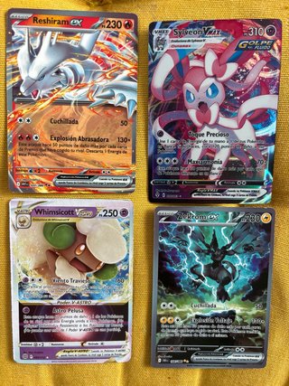 Lote 16 Cartas Pokémon Fan Art