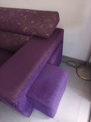 Sofá modular morado