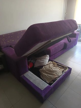 Sofá modular morado