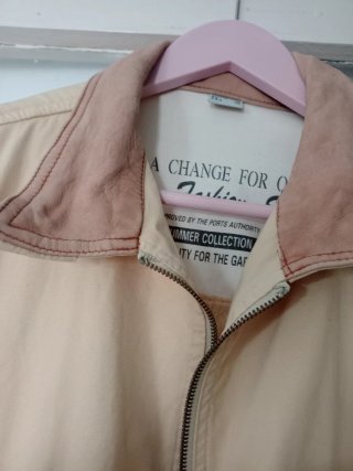 Chaqueta vintage hombre beige