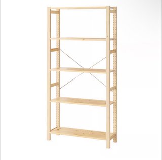 Estantería IKEA IVAR (adaptada y baldas extras)