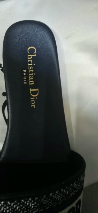 Sandalias Christian Dior Negras y Blancas