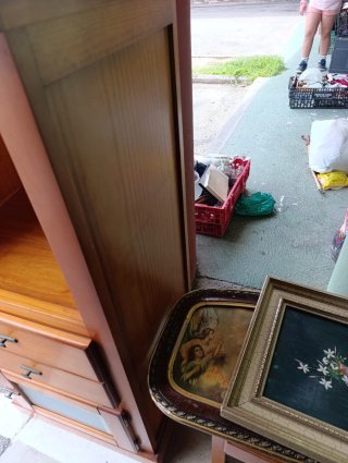 Mueble auxiliar madera pino
