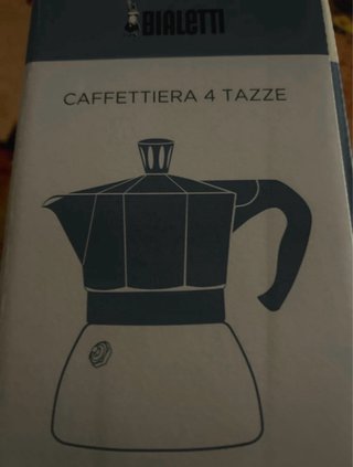 Moka Bialetti 4 tazze blu  Edizione limitata conad