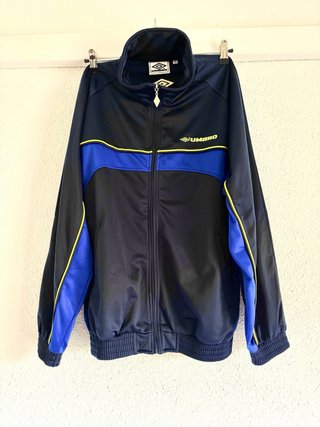 Sudadera Umbro Vintage Cuello Alto Azul/Negro