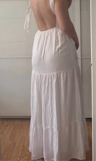 Vestido blanco Pull&Bear