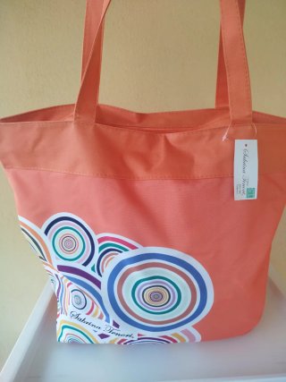 Borsa mare Sabrina Tenori fantasia floreale