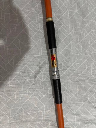 Caña de pescar con funda