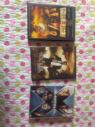 Pack 3 Películas DVD: Piratas del Caribe, Wicker M