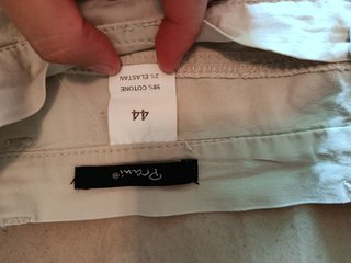 Pantaloni Prani beige tg 44