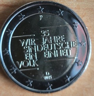 Moneda 2€ Alemania 2025 - 35 Unidad F