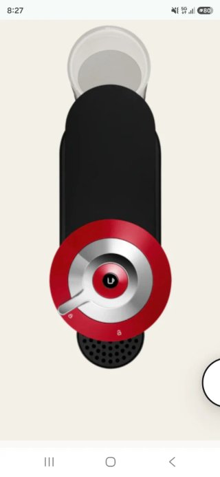 Cafetera Nespresso Vertuo Roja