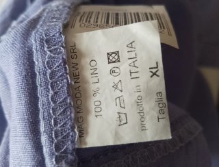Pantaloni lino 3/4