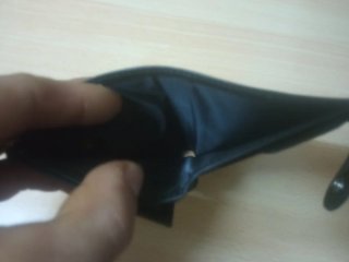 Cartera Monedero La Legión piel cuero Negro