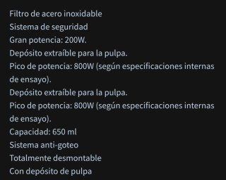Licuador, extractor zumo (Venta x mudanza)