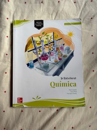 Libro 1 bachillerato química