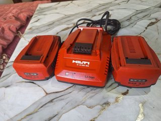 2 Baterías Hilti B22 3.0 + Cargador C 4/36-90