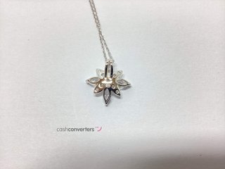 cadena plata 925mm con piedra con circonita 19 2.5cm