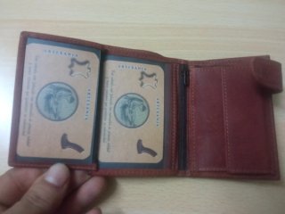 Cartera Monedero La Legion piel cuero