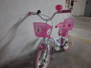 Bicicleta infantil Peppa Pig rosa