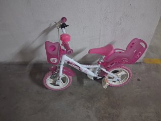 Bicicleta infantil Peppa Pig rosa