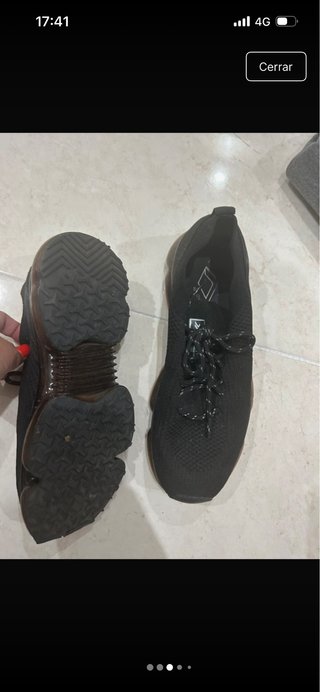 Zapatillas deportivas negras talla 39