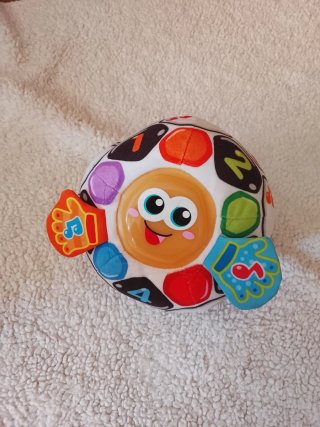 Pelota infantil musical con luces