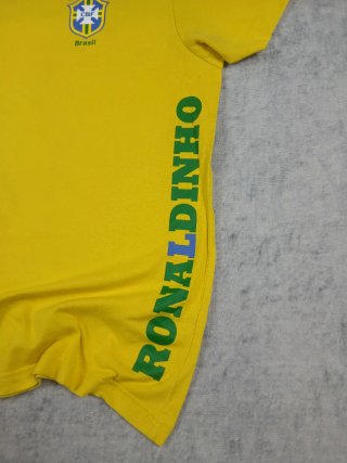 Maglietta Nike Brasile Ronaldinho 10 Y2K