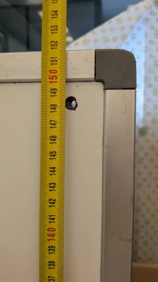 Pizarra blanca de rotulador y magnética  grande