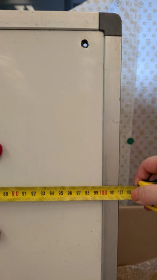 Pizarra blanca de rotulador y magnética  grande