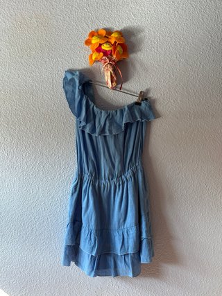 Vestido Verano Azul Corto