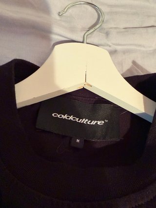 Camiseta Cold Culture Negra Talla M scatter
