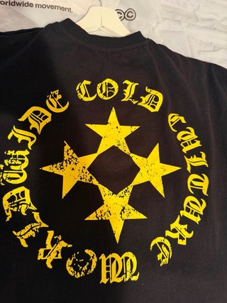 Camiseta Cold Culture Negra Talla M scatter