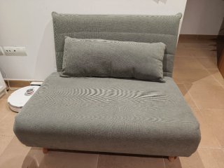 Sofá Cama Individual Gris 109 cm, Maisons du Monde