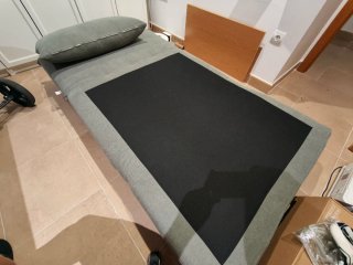 Sofá Cama Individual Gris 109 cm, Maisons du Monde