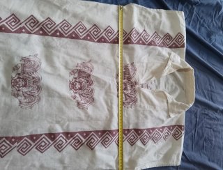 Copricostume fantasia Inca Beige/borgogna