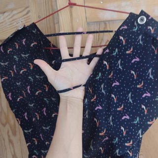 Vestido corto vintage estampado