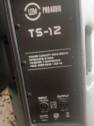 Altavoces Pasivos TS-12 250W (Juego)
