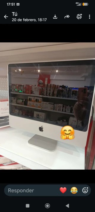 Apple iMac Plata/Blanco