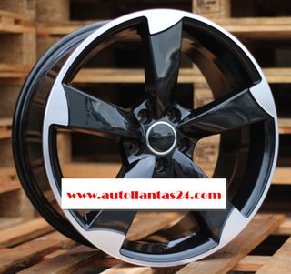 1560 JUEGO DE 4 LLANTAS AUDI RS VARIOS TAM r022065