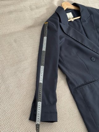 Blazer H&M Oversize Azul Marino