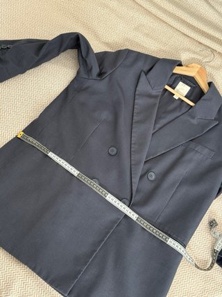 Blazer H&M Oversize Azul Marino