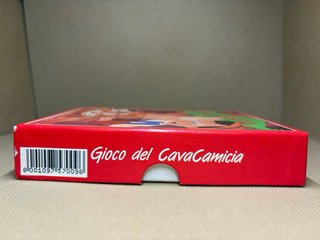 – Pinocchio CavaCamicia Gioco di carte anni 80 -