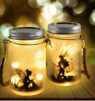 Farolillos Solares con Hadas (2 uds)